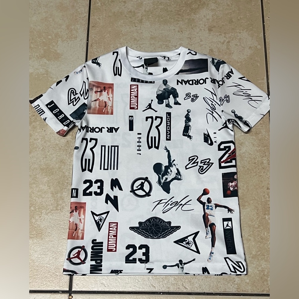 Boys Jordan T-Shirts and Shorts In Great Shape No Tears No Stains All Size Small